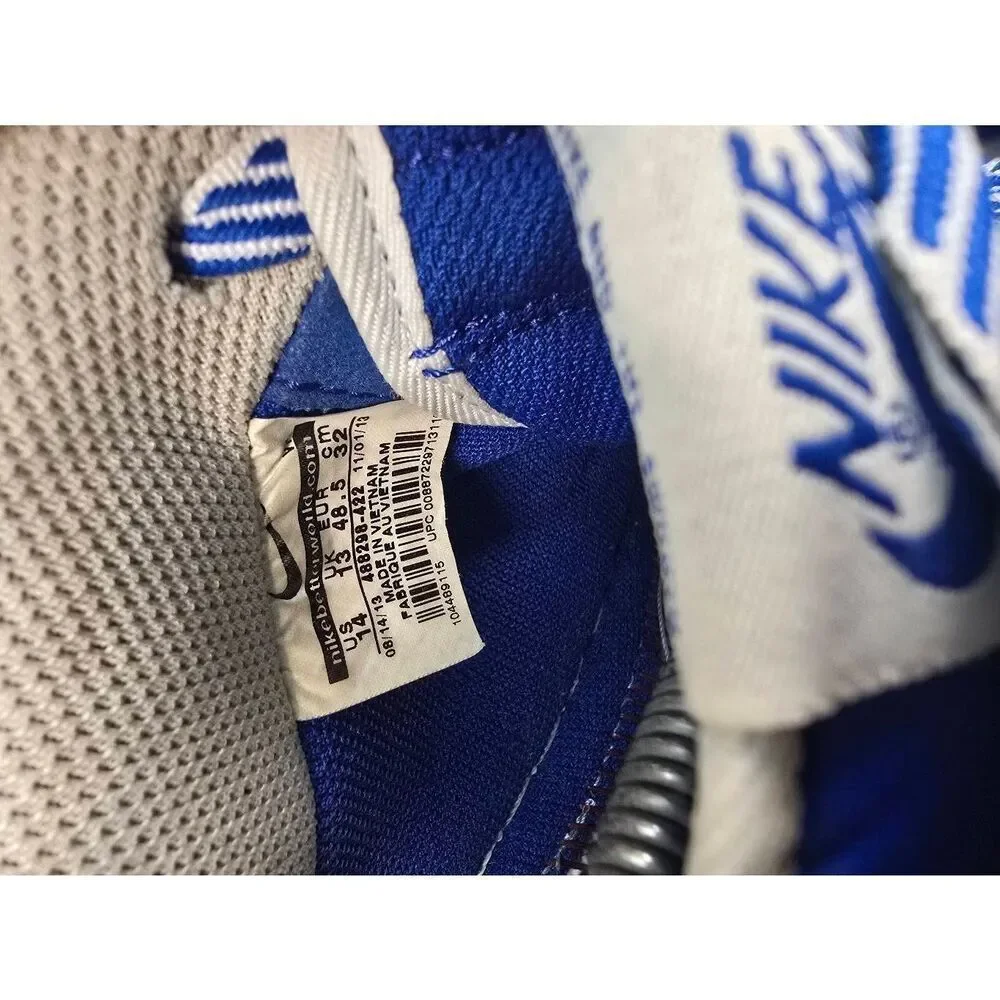 Nike Air Force 1  Game Royal White Men's Size 13 488298-422 2013 Rare